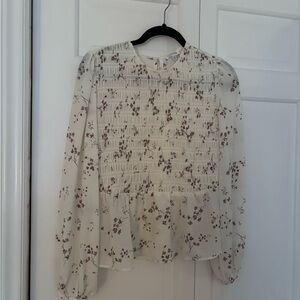 Floral Cream Blouse